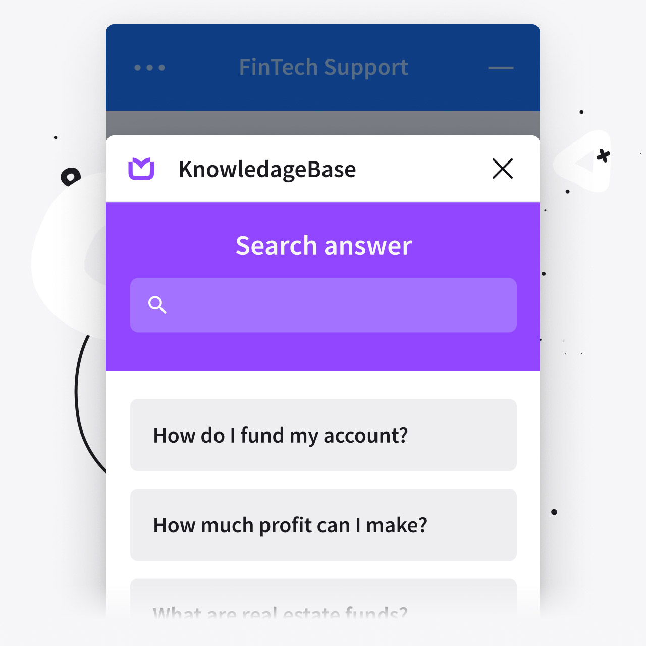 KnowledgeBase for Finance industry